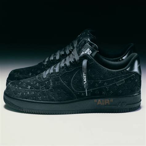 louis vuitton x nike air force 1 black|lv air force 1 stockx.